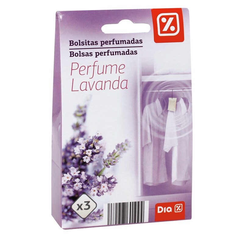 Dia Bolsita perfumada aroma lavanda Dia bolsa 3 unidades