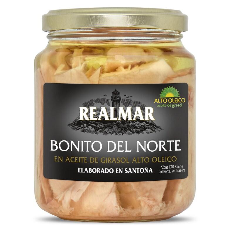 Dia Bonito del Norte en aceite de girasol alto oleico Realmar frasco 228 g