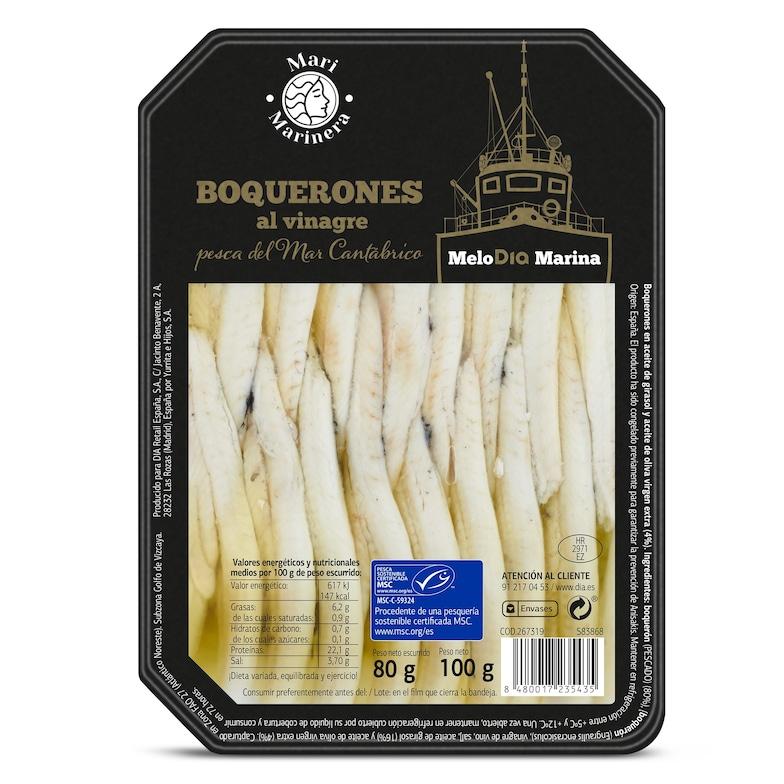 Dia Boquerones Al Vinagre MSC Mari Marinera De Dia Bandeja 80 G