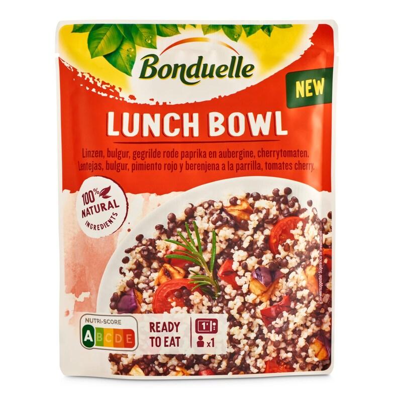 Dia Bowl de lentejas pimiento rojo berenjena y cherry Bonduelle bolsa 250 g