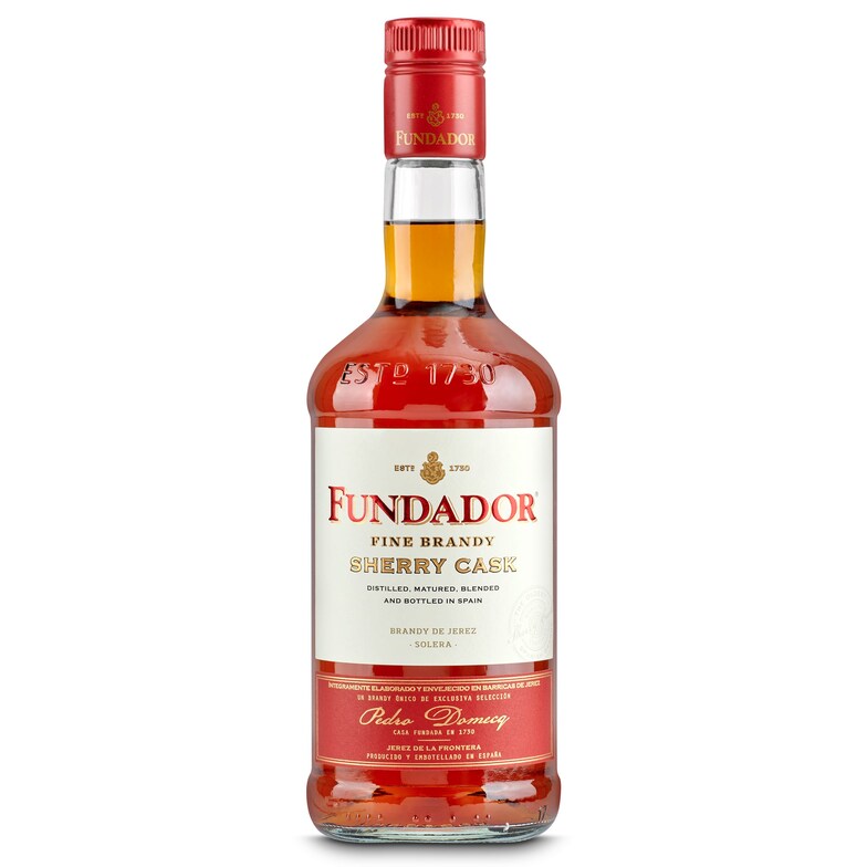 Dia Brandy de Jerez sherry cask Fundador botella 70 cl