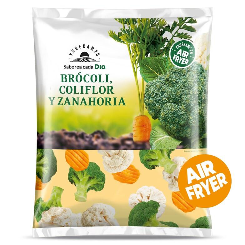 Dia Brócoli coliflor y zanahoria Vegecampo de Dia bolsa 1 Kg