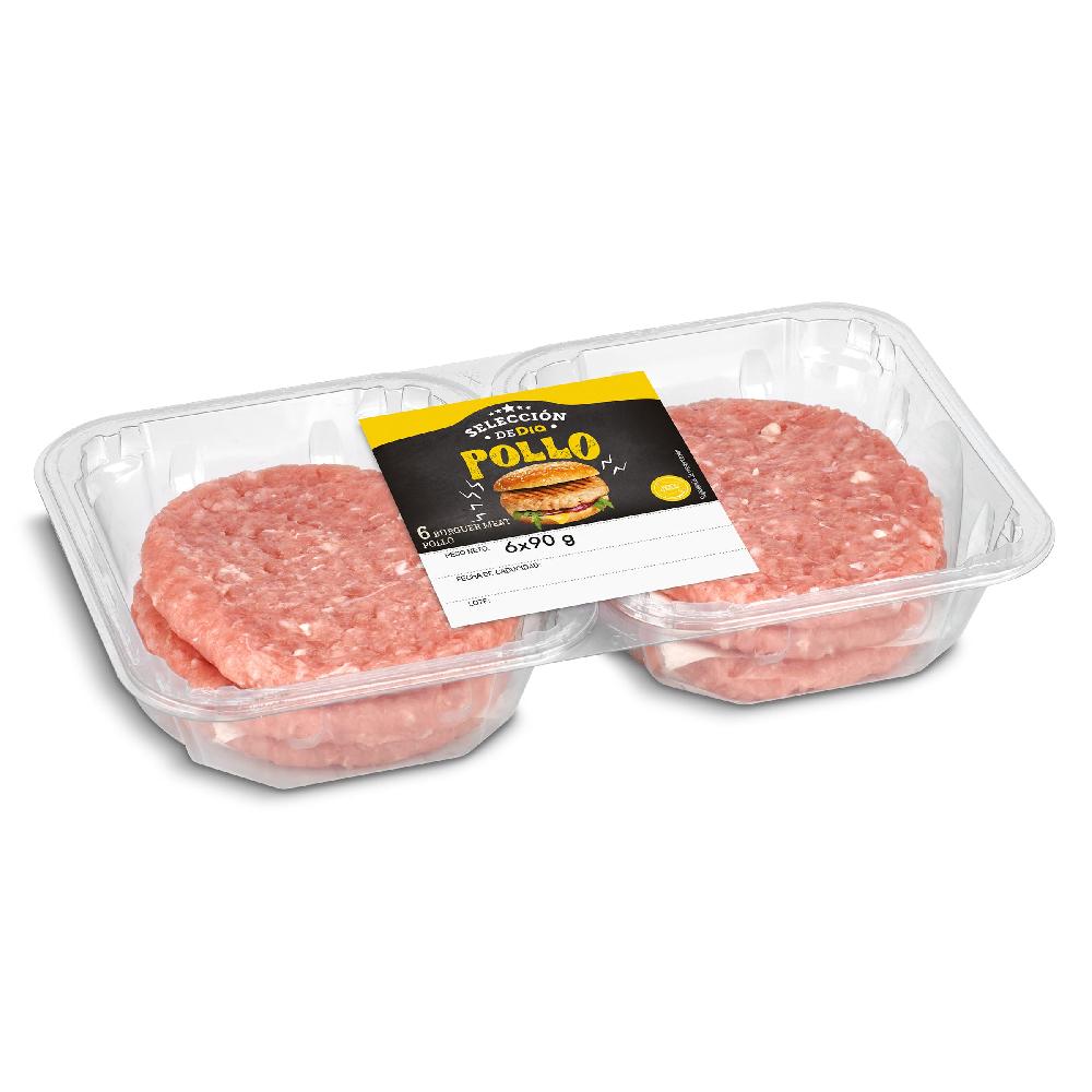 Dia Burger meat de pollo Selección de Dia bandeja 540 g