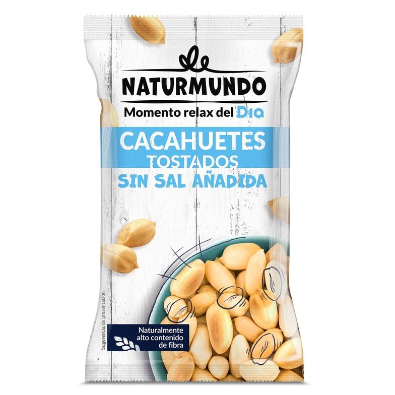 Dia Cacahuetes tostados sin sal añadida Naturmundo de Dia bolsa 200 g