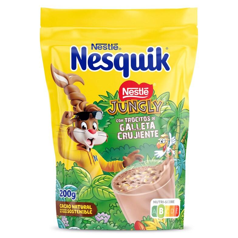 Dia Cacao Soluble Instantáneo Con Trozos De Galleta Jungly Nesquik Bolsa 200 G