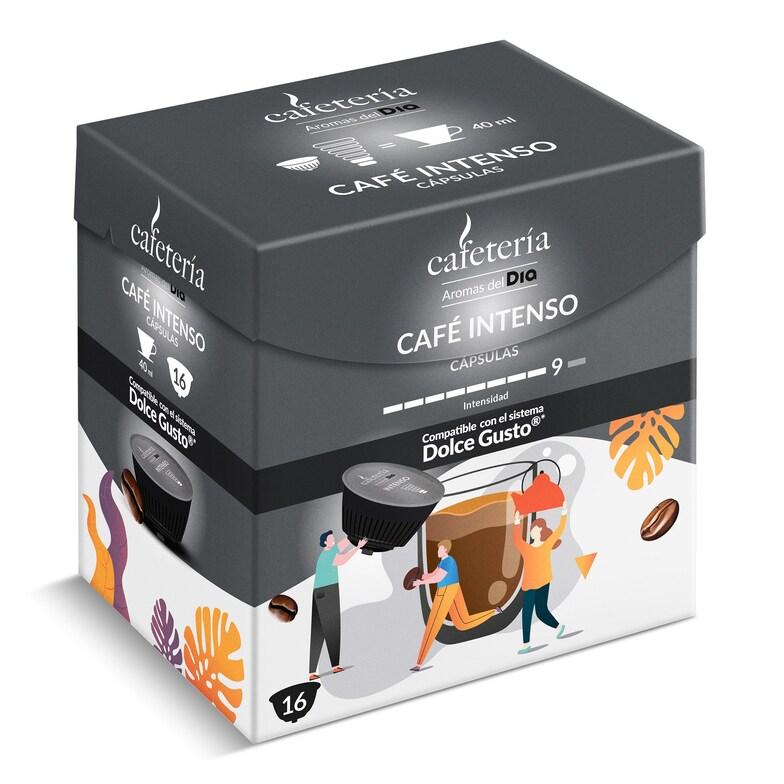 Dia Café en cápsulas intenso Cafetería de Dia caja 16 unidades