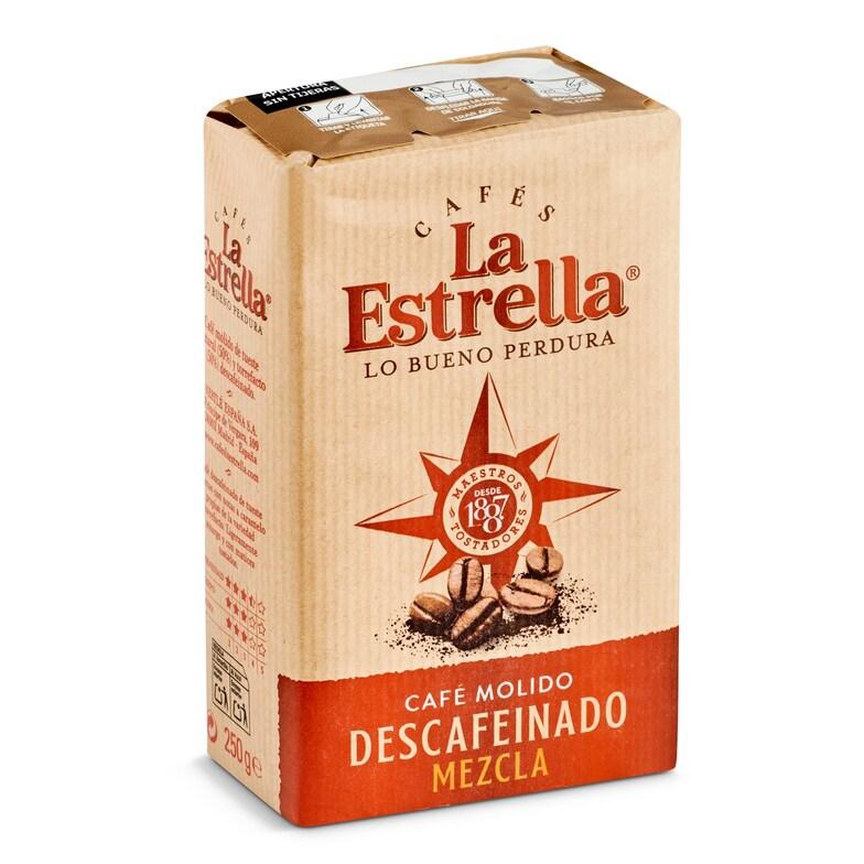 Dia Café molido mezcla descafeinado La estrella paquete 250 g