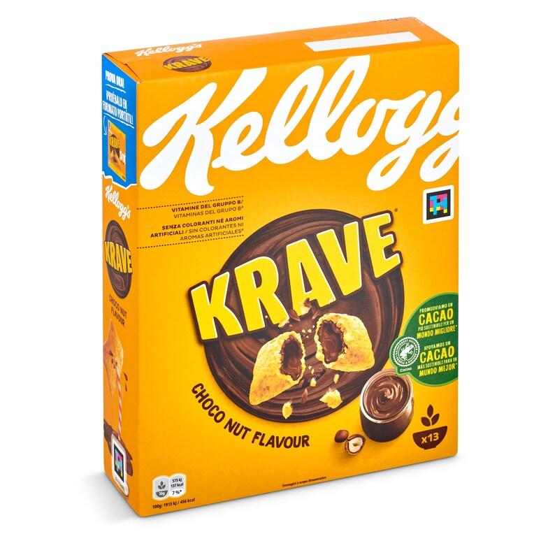 Dia Cereales con chocolate y avellana Kellogg's Krave caja 410 g