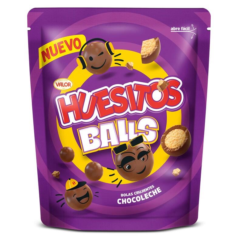 Dia Cereales cubiertos de chocolate y galleta balls Huesitos bolsa 140 g