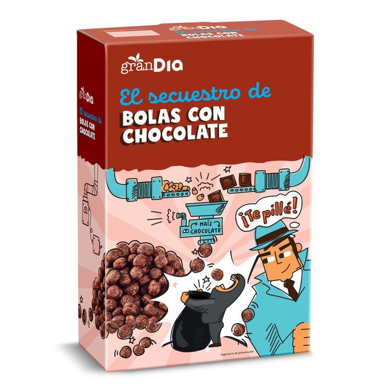 Dia Cereales de bolas con chocolate Gran Dia caja 500 g