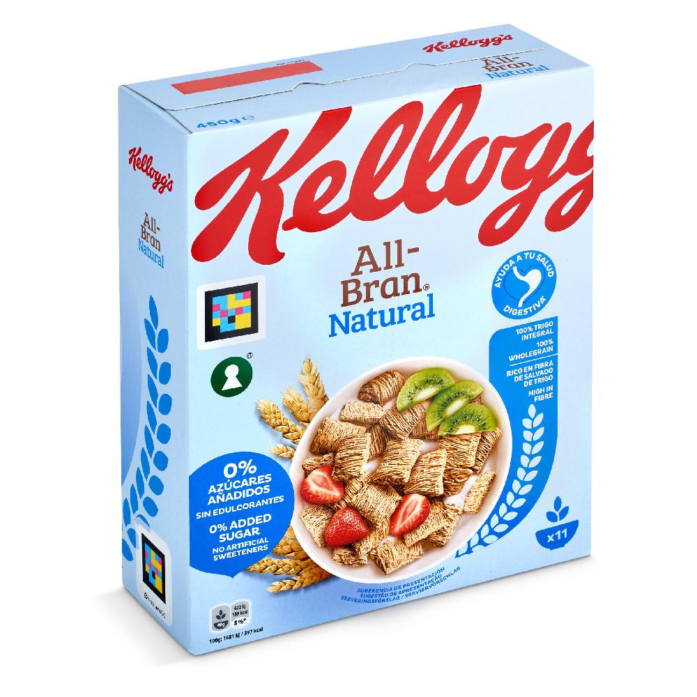 Dia Cereales de desayuno natural Kellogg's All-Bran caja 450 g