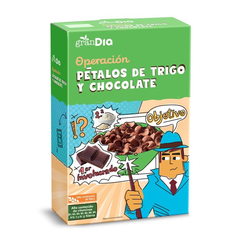 Dia Cereales de pétalos de trigo y chocolate Gran Dia caja 500 g