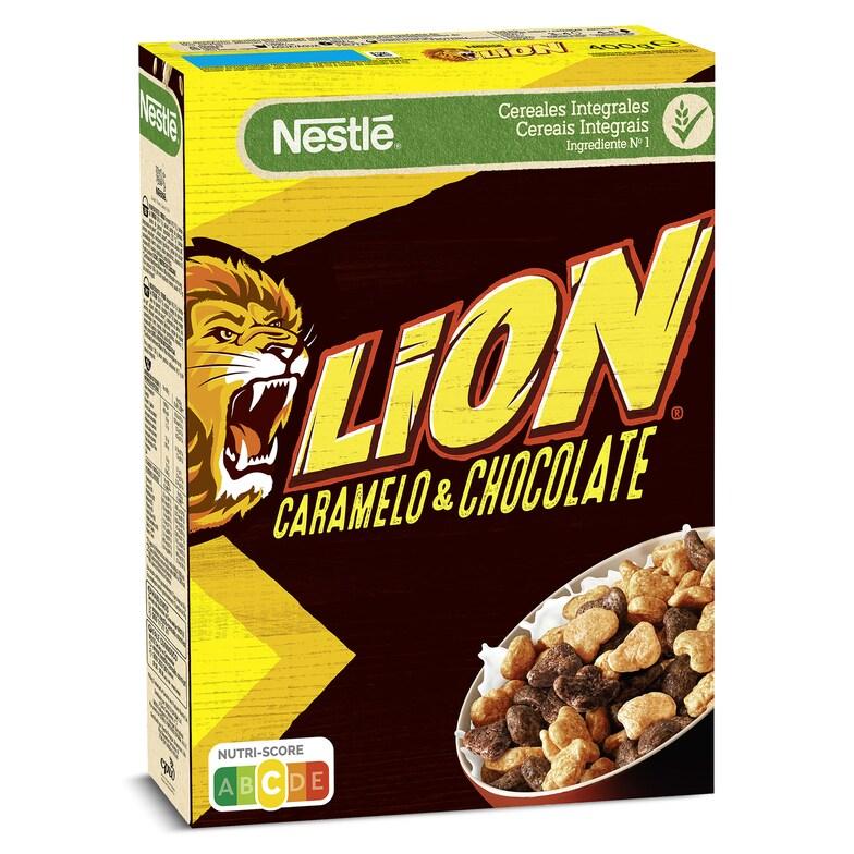 Dia Cereales integrales con chocolate y caramelo Nestlé Lion caja 400 g