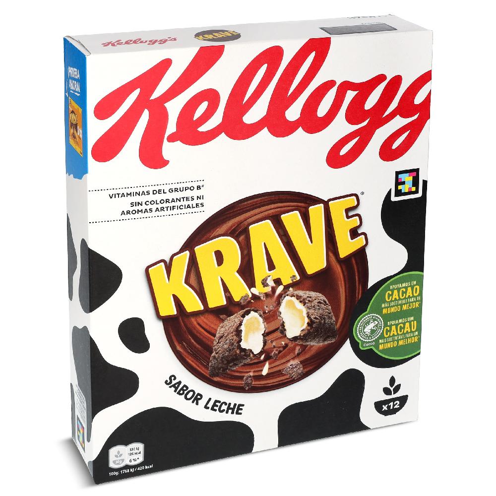 Dia Cereales Rellenos Con Leche Kellogg's Krave Caja 375 G