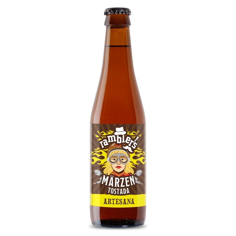 Dia Cerveza artesana tostada Märzen Ramblers de Dia botella 33 cl