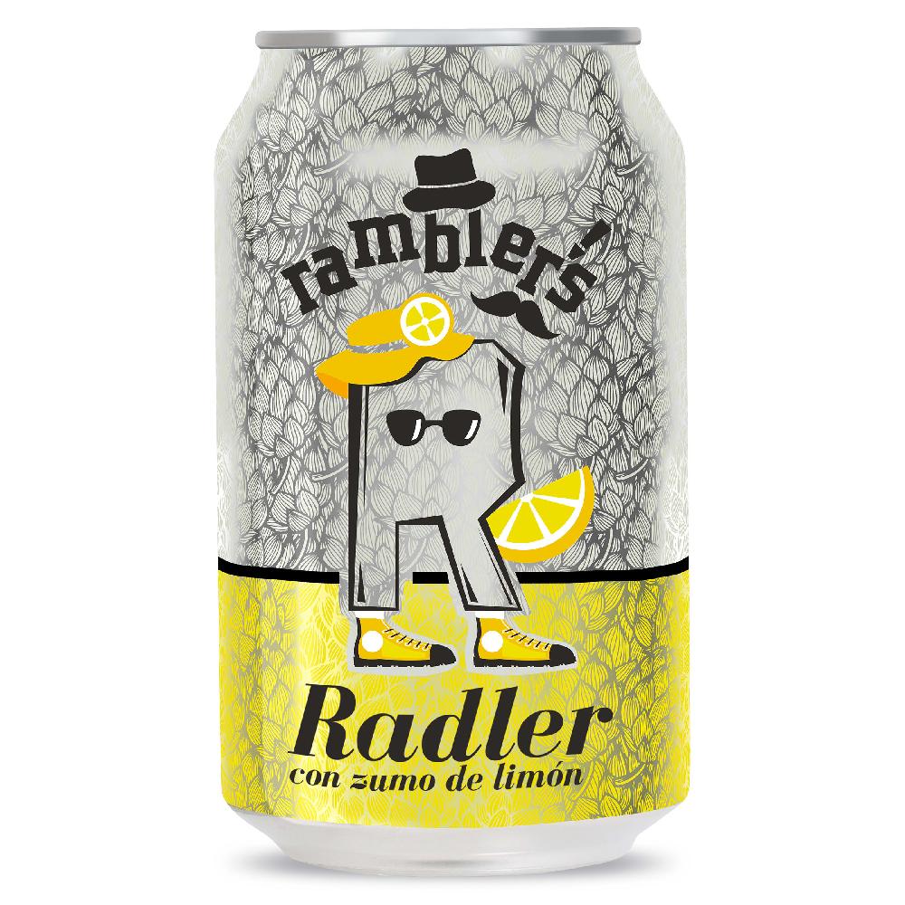 Dia Cerveza radler con zumo de limón Ramblers de Dia lata 33 cl