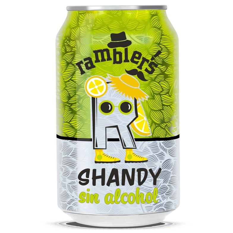Dia Cerveza Sabor Limón Shandy Sin Alcohol Ramblers De Dia Lata 33 Cl