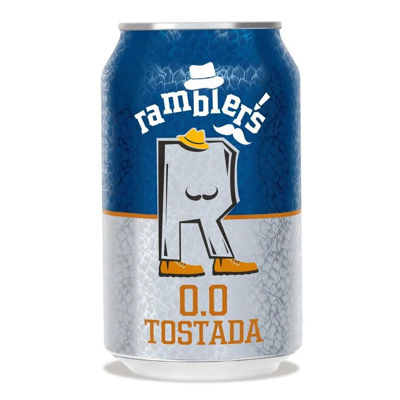 Dia Cerveza tostada 0 0% alcohol Ramblers de Dia lata 33 cl