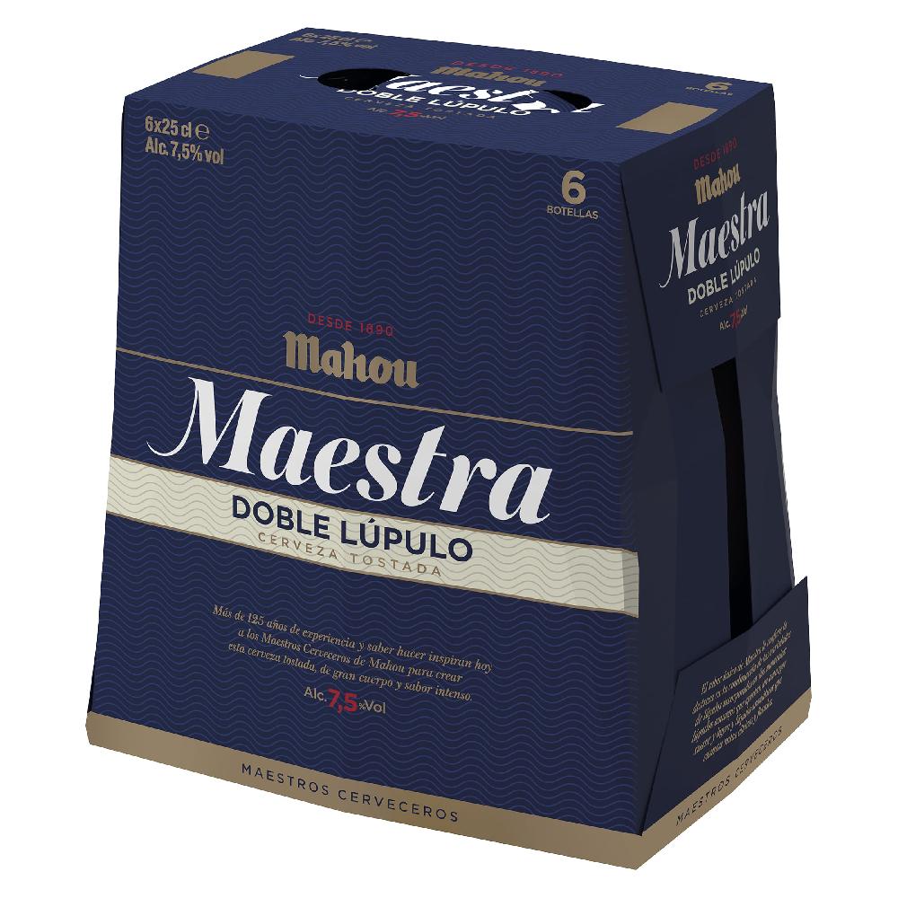 Dia Cerveza tostada doble lúpulo Mahou Maestra pack 6 x 25 cl