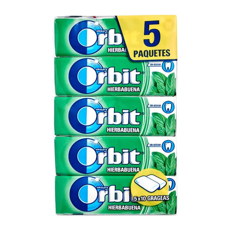 Dia Chicles Sabor Hierbabuena Sin Azúcar Orbit Bolsa 5 Unidades