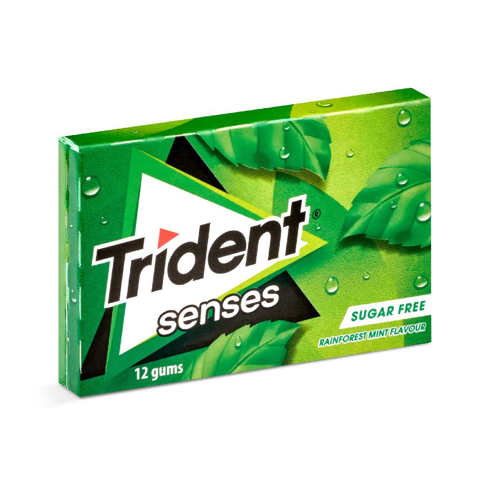 Dia Chicles sabor hierbabuena sin azúcar Trident caja 23 g
