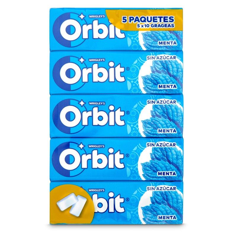 Dia Chicles Sabor Menta Sin Azúcar Orbit Bolsa 5 Unidades