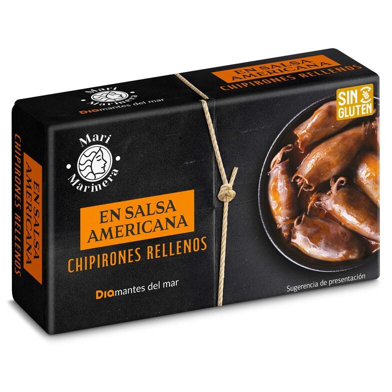 Dia Chipirones Rellenos En Salsa Americana Mari Marinera De Dia Lata 72 G