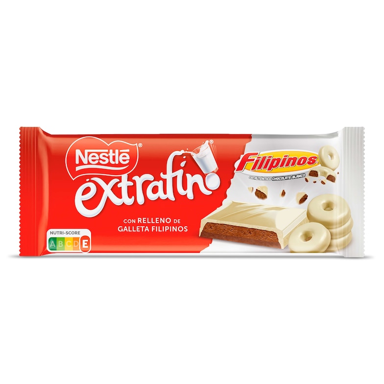 Dia Chocolate blanco con relleno de galleta filipinos Nestlé Extrafino 84 g