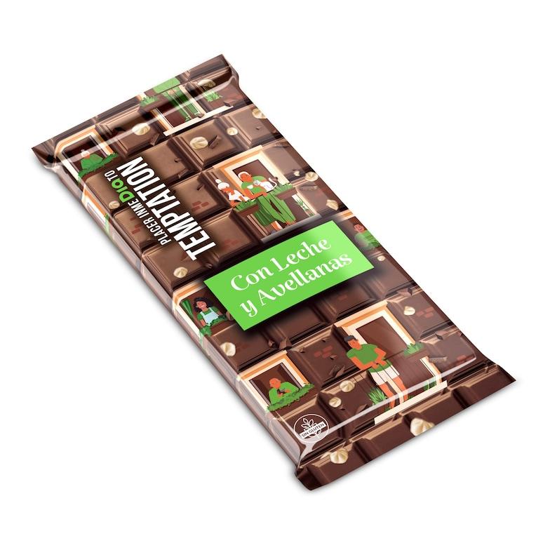 Dia Chocolate con leche y avellanas Temptation de Dia 150 g