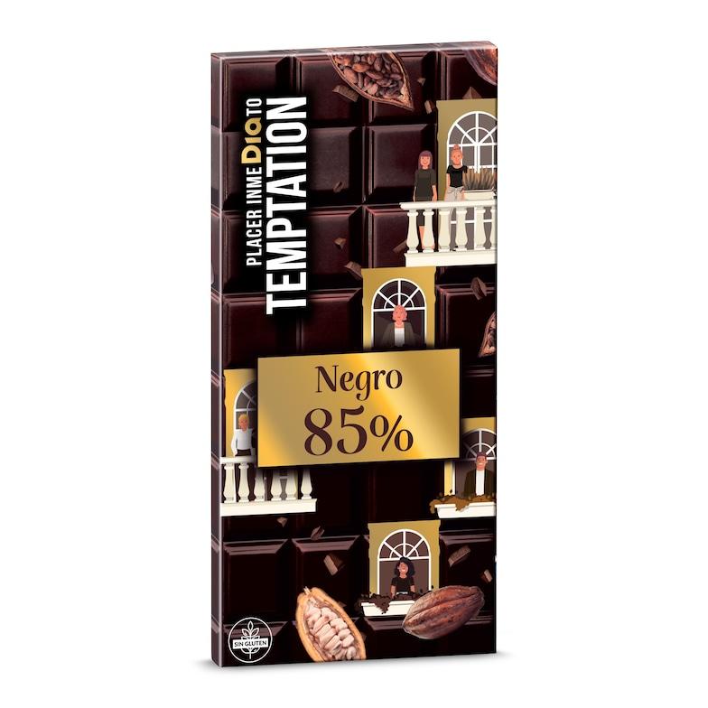 Dia Chocolate Negro 85% Cacao Temptation De Dia 100 G