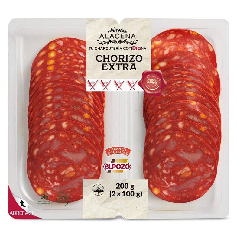Dia Chorizo extra Nuestra Alacena de Dia bandeja 2 x 100 g