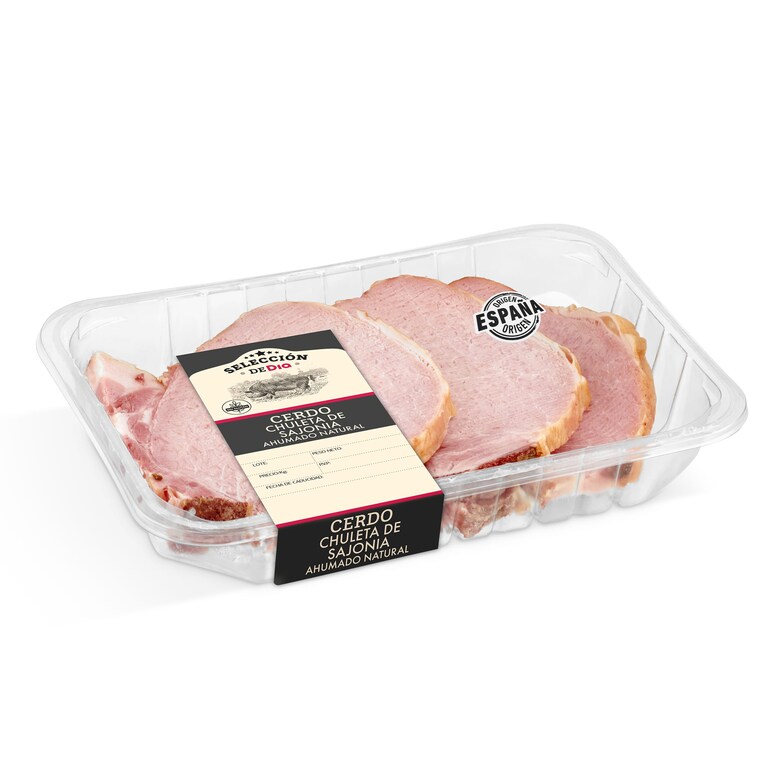 Dia Chuletas de cerdo de sajonia Selección de Dia bandeja 400 g aprox