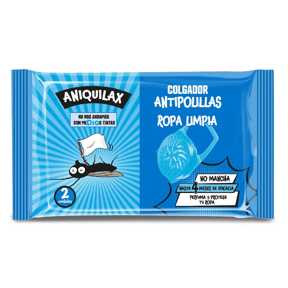 Dia Colgador antipolillas ropa limpia Aniquilax bolsa 2 unidades