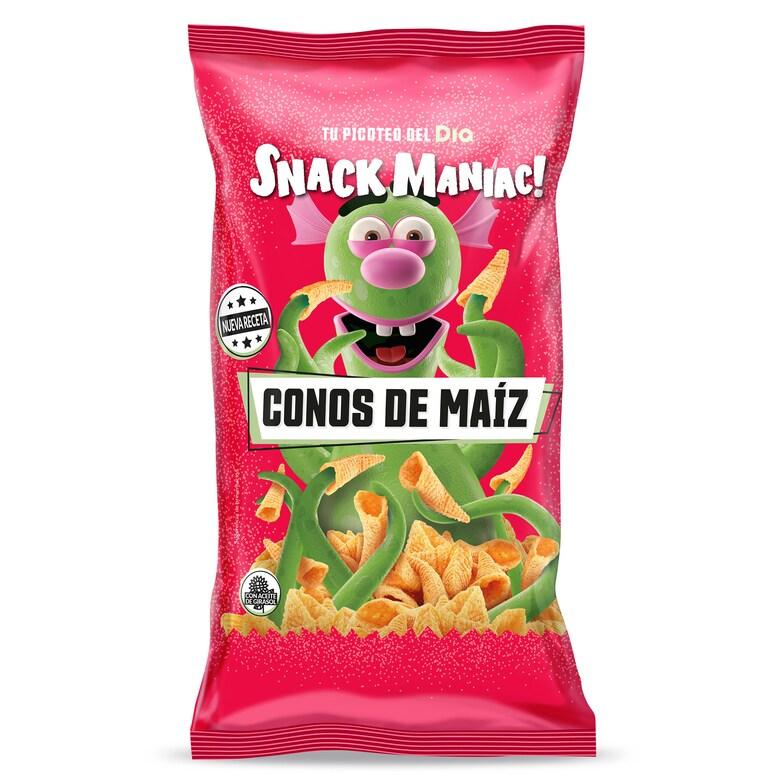 Dia Conos De Maíz Sabor Queso Y Bacon Snack Maniac De Dia Bolsa 100 G