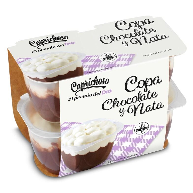 Dia Copa De Chocolate Y Nata Caprichoso Dia Pack 4 X 115 G