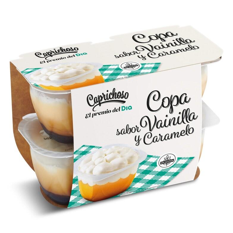Dia Copa De Vainilla Con Caramelo Y Nata Caprichoso Dia Pack 4 X 115 G