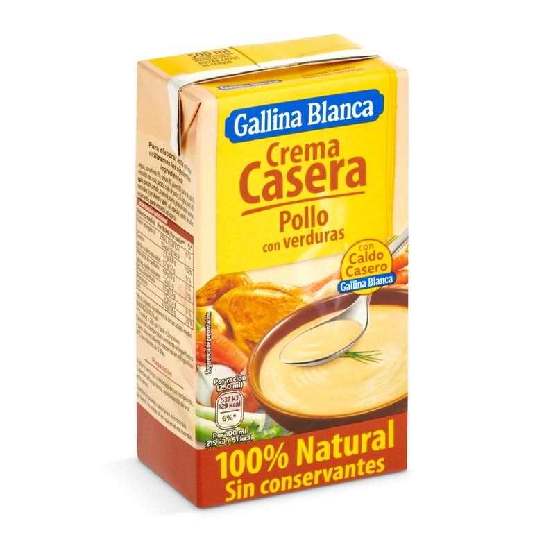 Dia Crema casera de pollo con verduras Gallina Blanca brik 500 ml