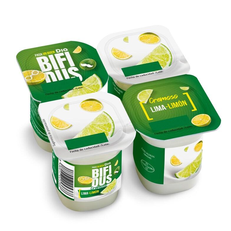 Dia Cremoso lima y limón Bífidus Dia pack 4 x 125 g