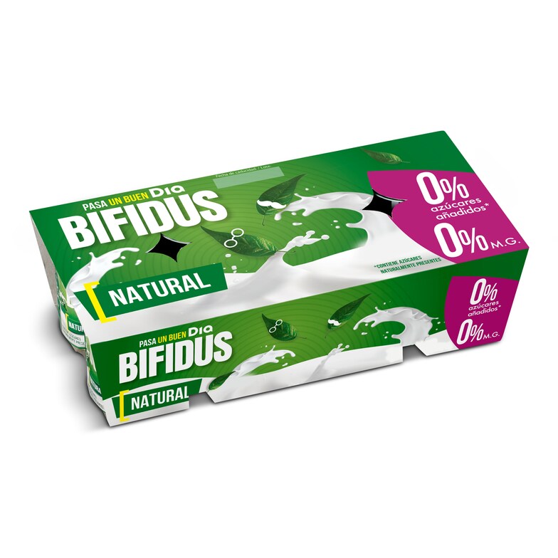 Dia Cremoso natural desnatado Bífidus Dia pack 8 x 125 g
