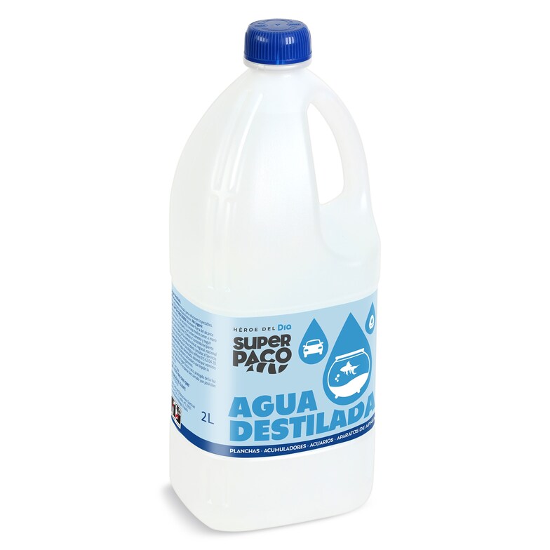 Dia Agua destilada Super Paco de Dia garrafa 2 l