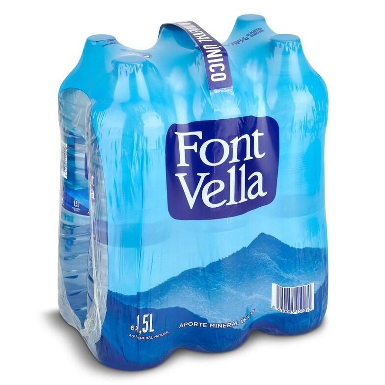 Dia Agua mineral natural Font Vella pack 6 x 1.5 l