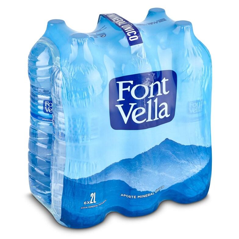Dia Agua Mineral Natural Font Vella Pack 6 X 2 L