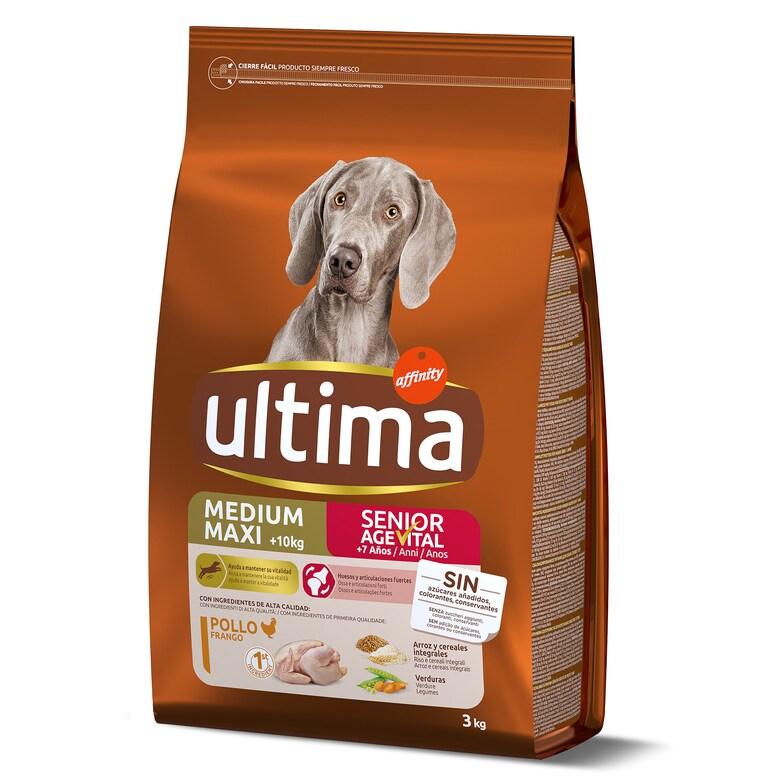 Dia Alimento para perros senior Ultima bolsa 3 Kg