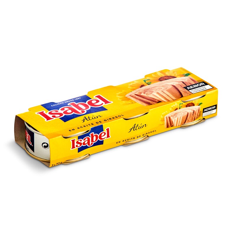 Dia Atún en aceite girasol Isabel lata 3 x 52 g