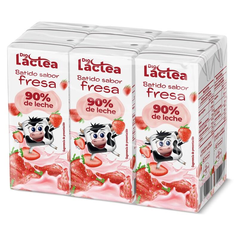 Dia Batido de fresa Dia lactea brik 6 x 200 ml