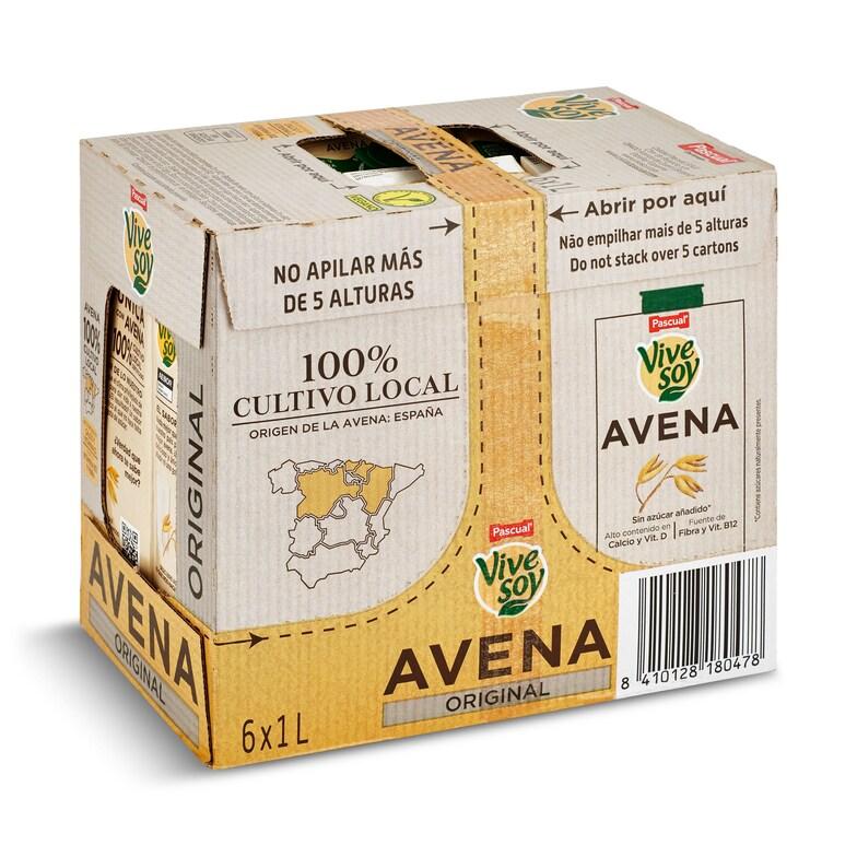 Dia Bebida de avena Pascual Vivesoy pack 6 x 1 l