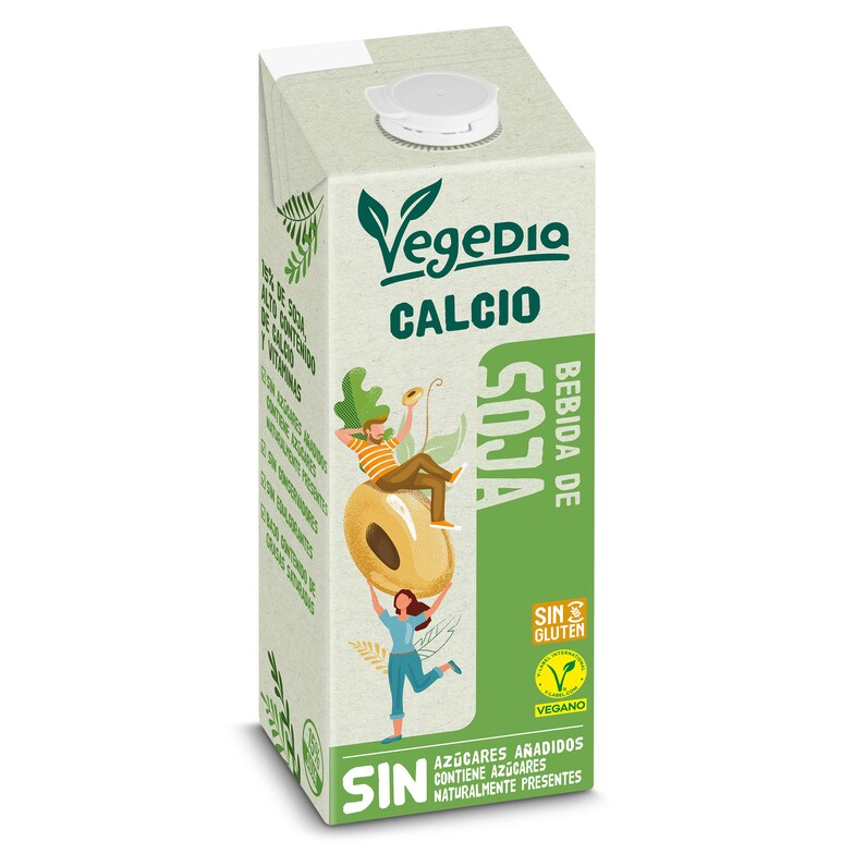 Dia Bebida De Soja Con Calcio Vegedia Brik 1 L