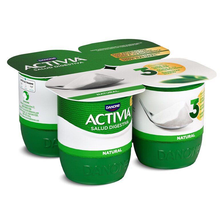 Dia Bífidus natural Activia pack 4 x 120 g