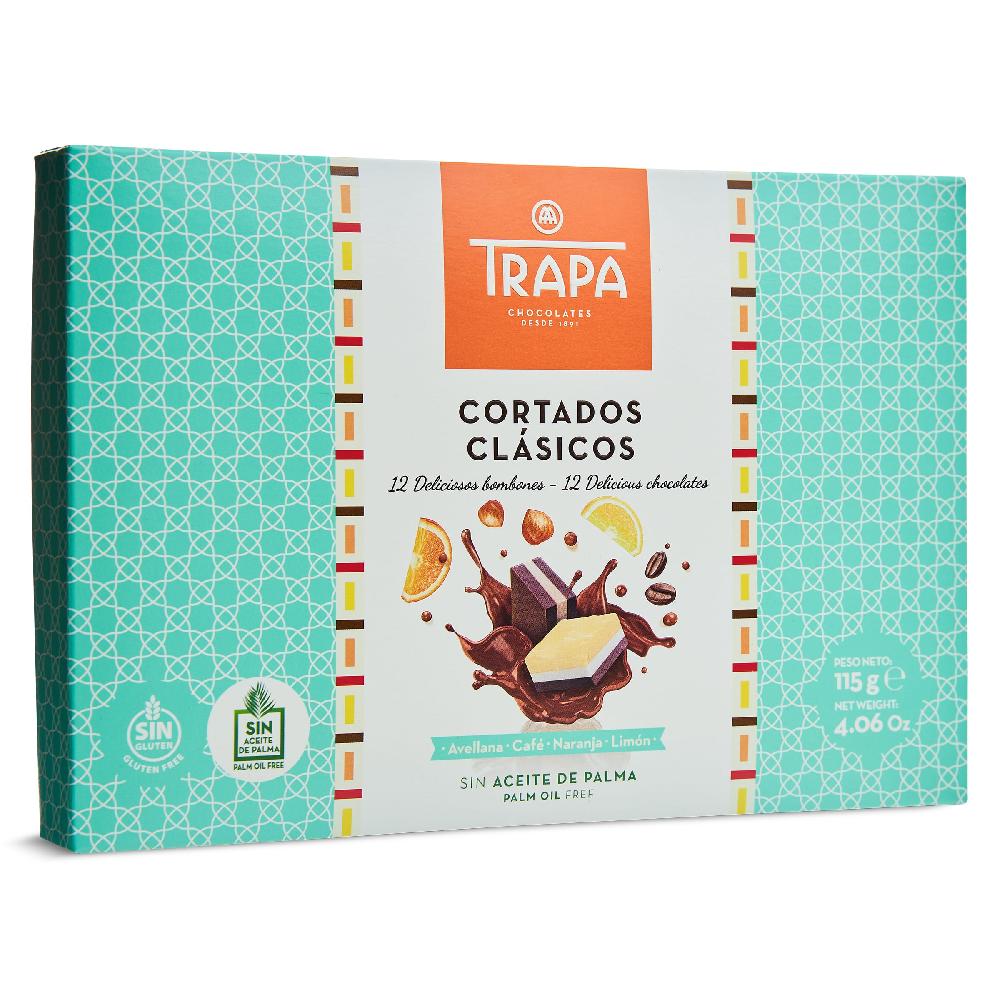 Dia Bombones cortados clásicos Trapa caja 115 g