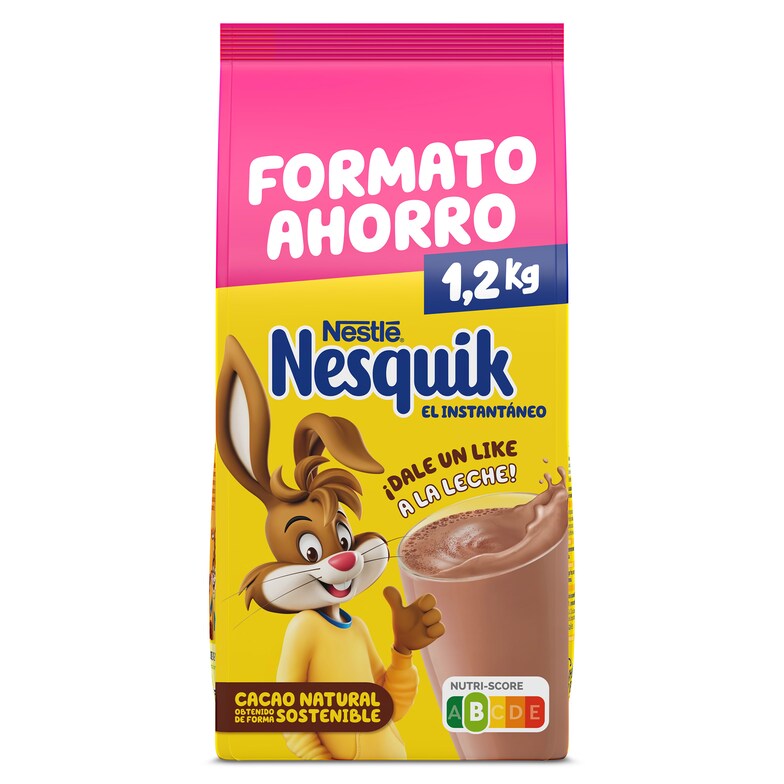 Dia Cacao instantáneo Nesquik bolsa 1.2 Kg